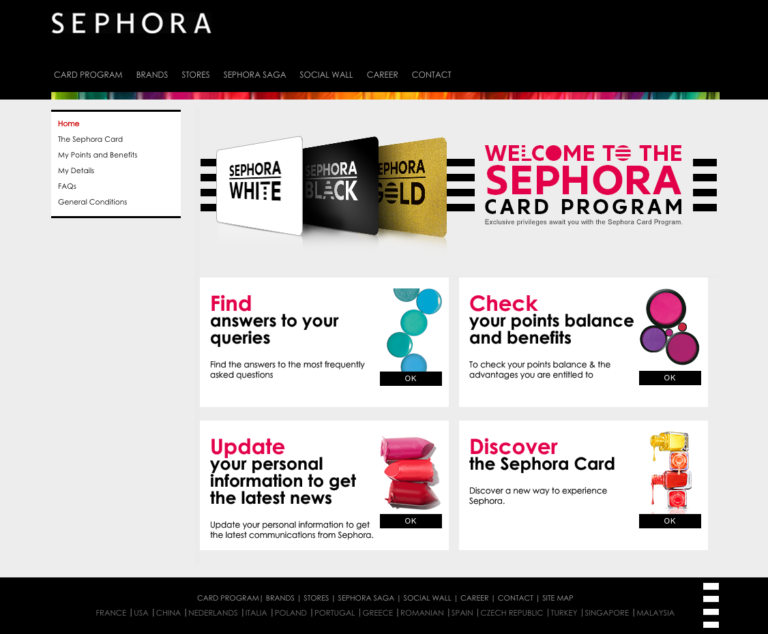 Bonus program from Sephora