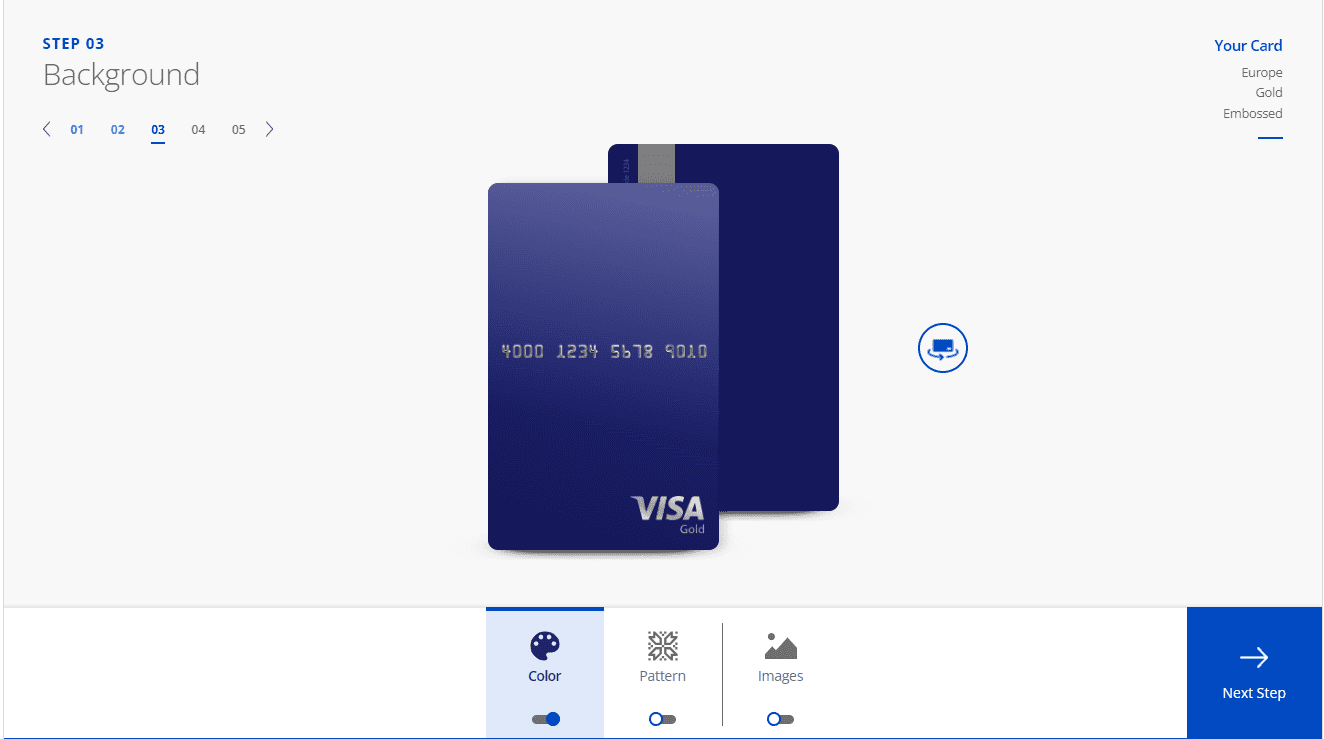 Credit card customization