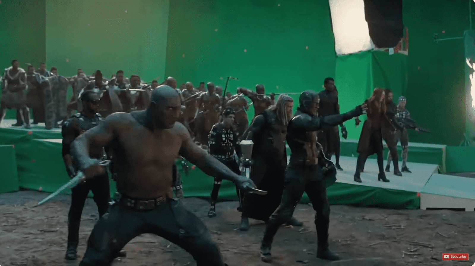 Avengers: Endgame movie was filmed on a chroma key