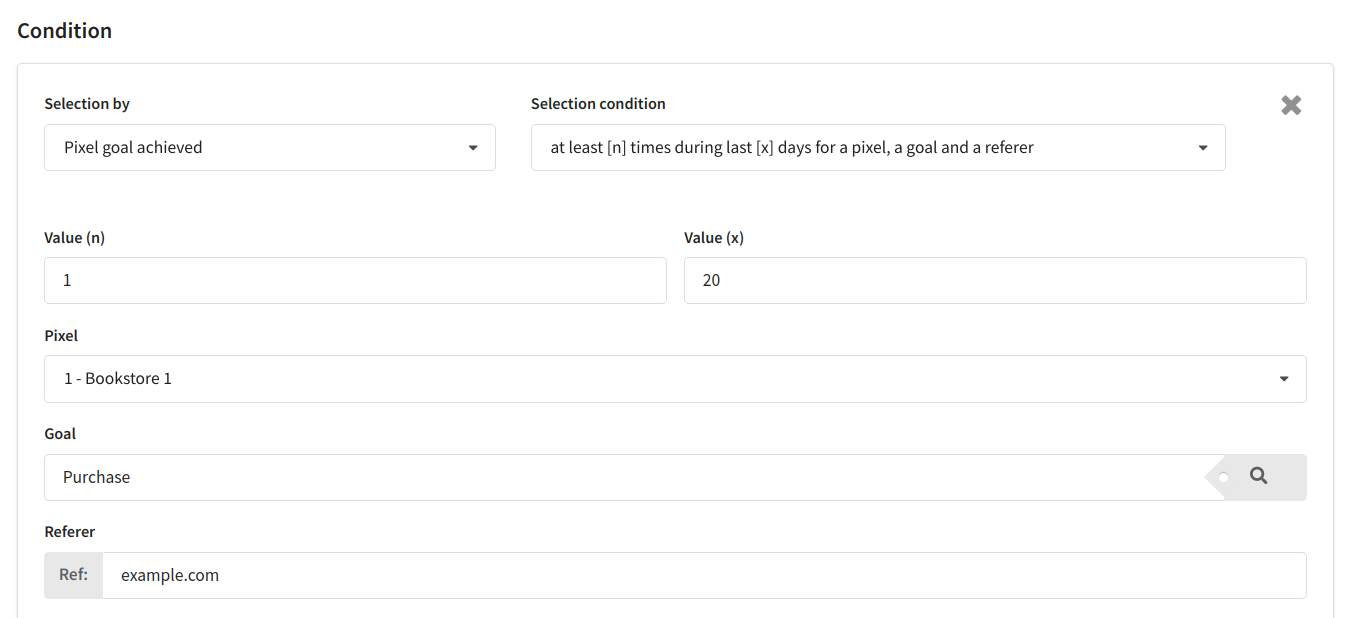 Configuring based on frequency of action