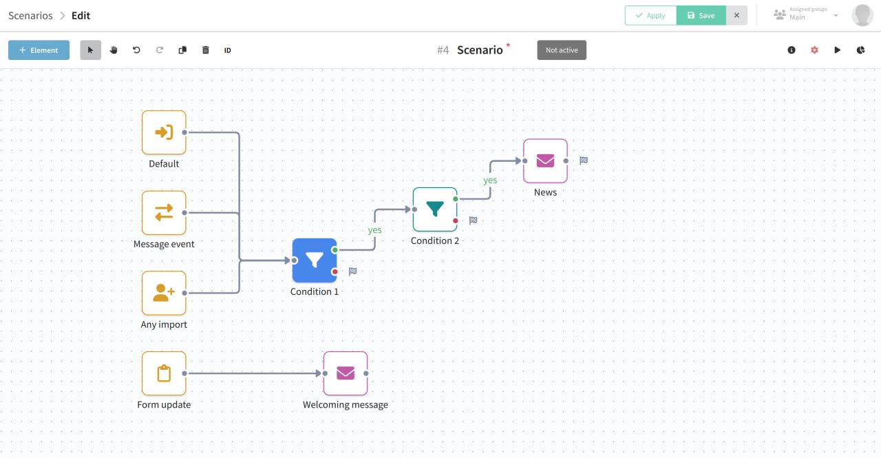 Multiple Profile Capture in Scenarios