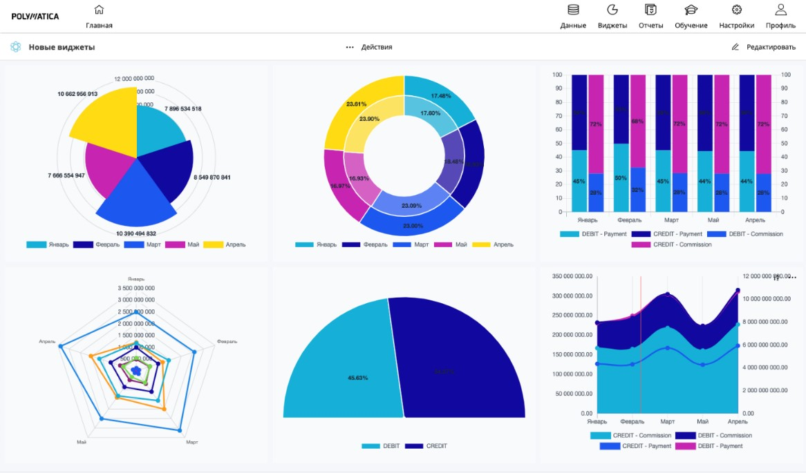 Platform for analytics Polymatica