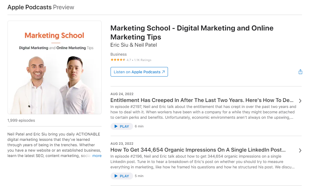 Marketing School - Digital Marketing and Online Marketing Tips