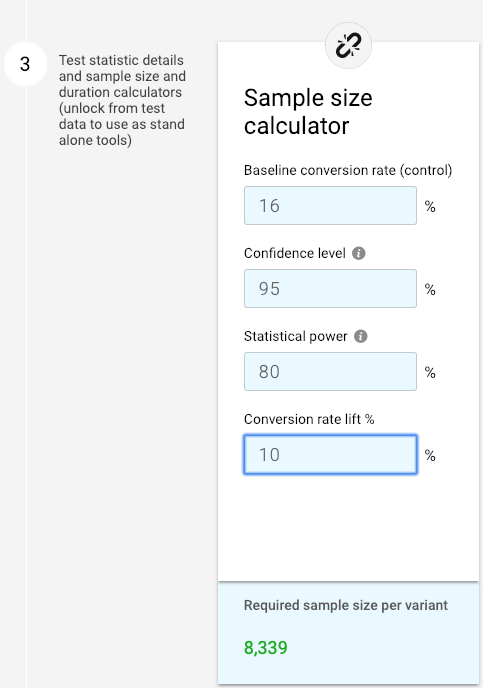 Determining the required sample size